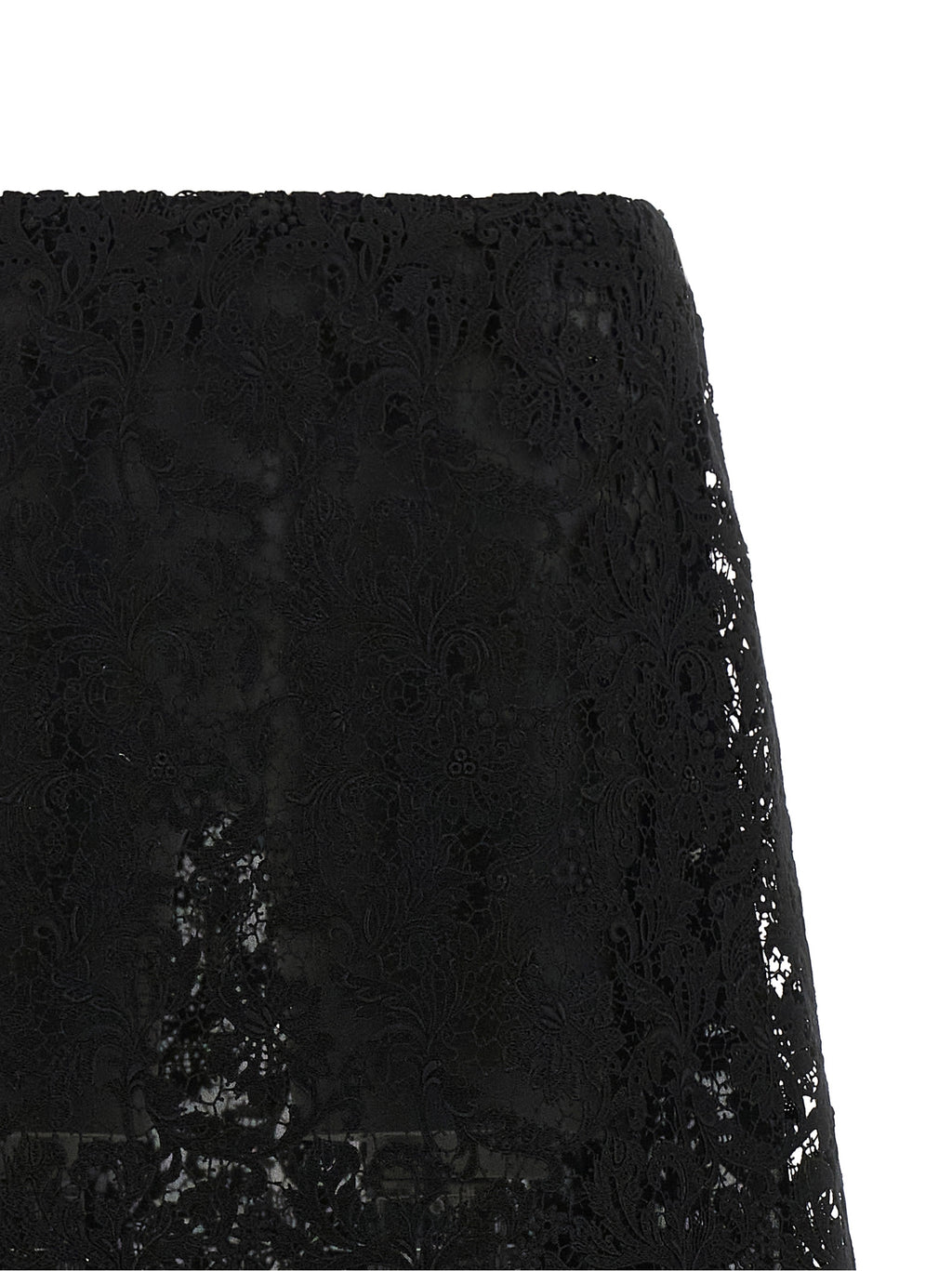 Fendi | Black Cotton Midi Skirt