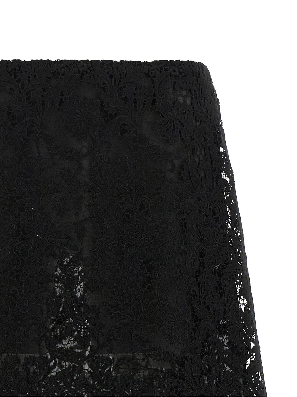 Fendi | Black Cotton Midi Skirt