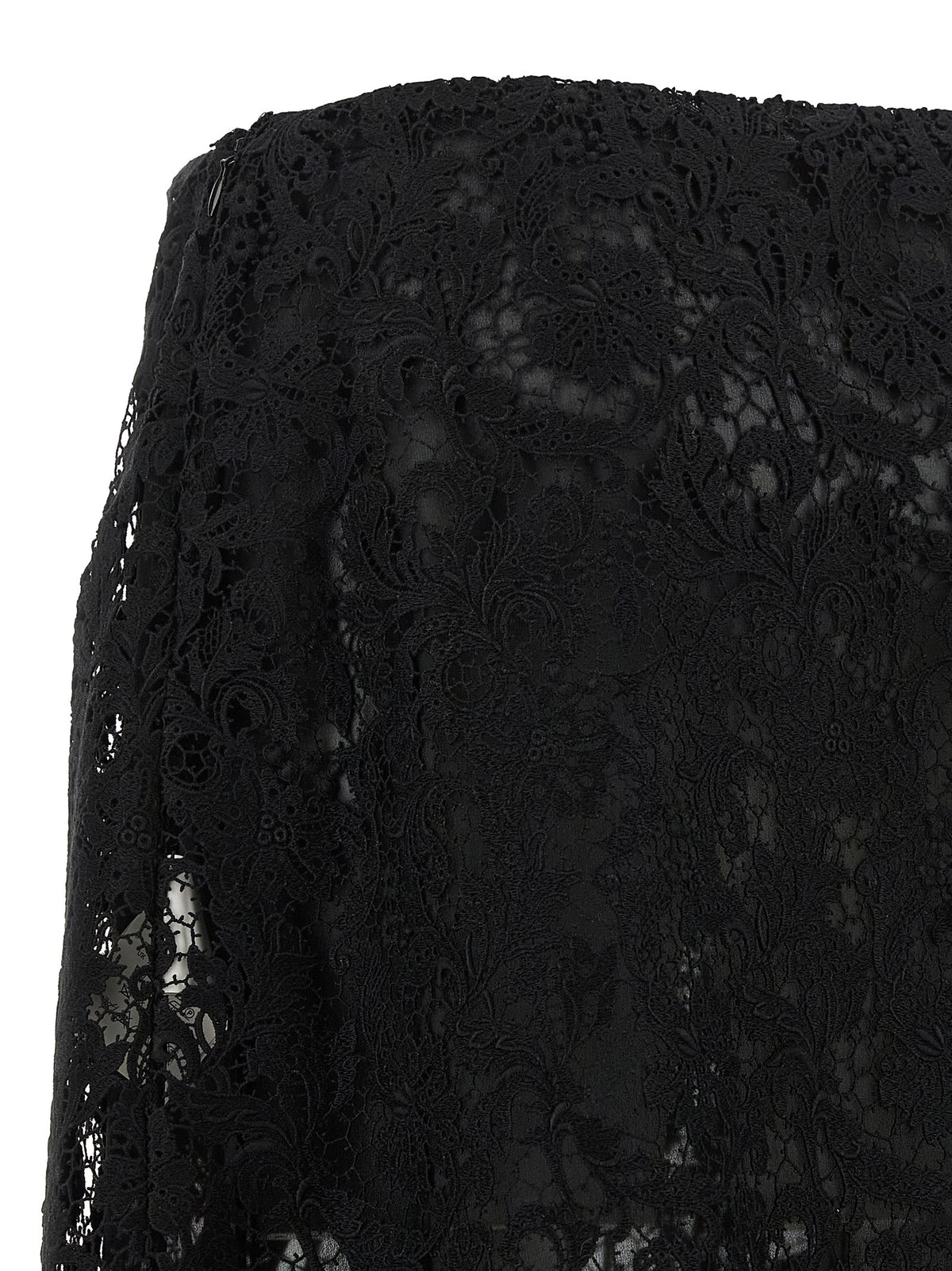 Fendi | Black Cotton Midi Skirt