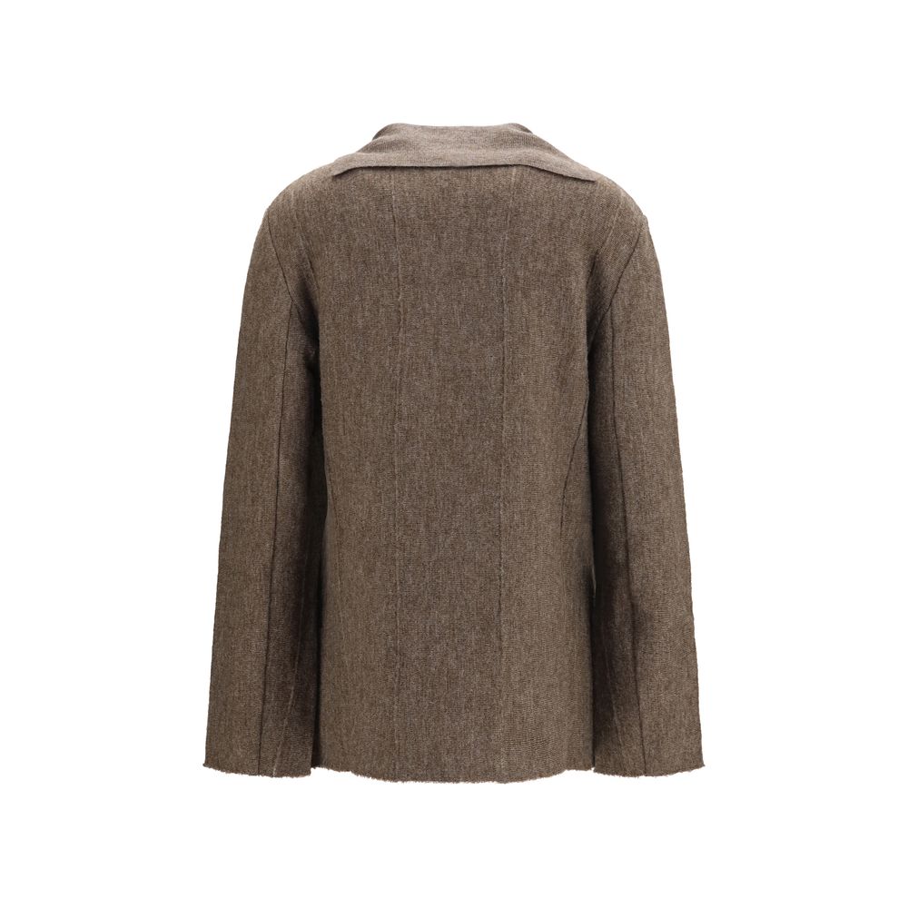 Giorgio Armani | Brown Wool Oves Aries Full-Length Jacket