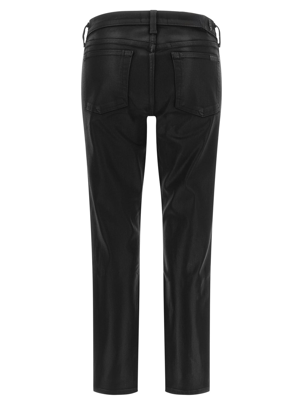 7 For All Mankind | Black Cropped Jeans