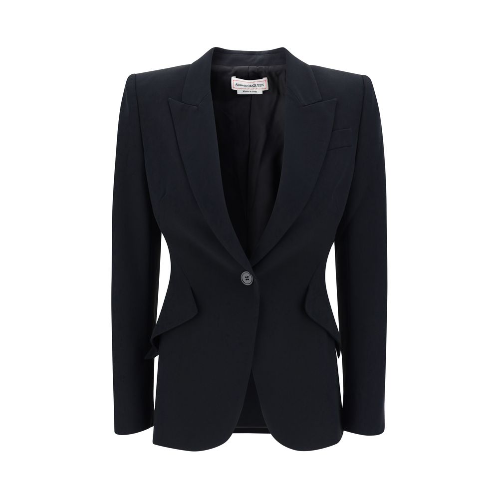 Alexander McQueen | Black Acetate Blazer