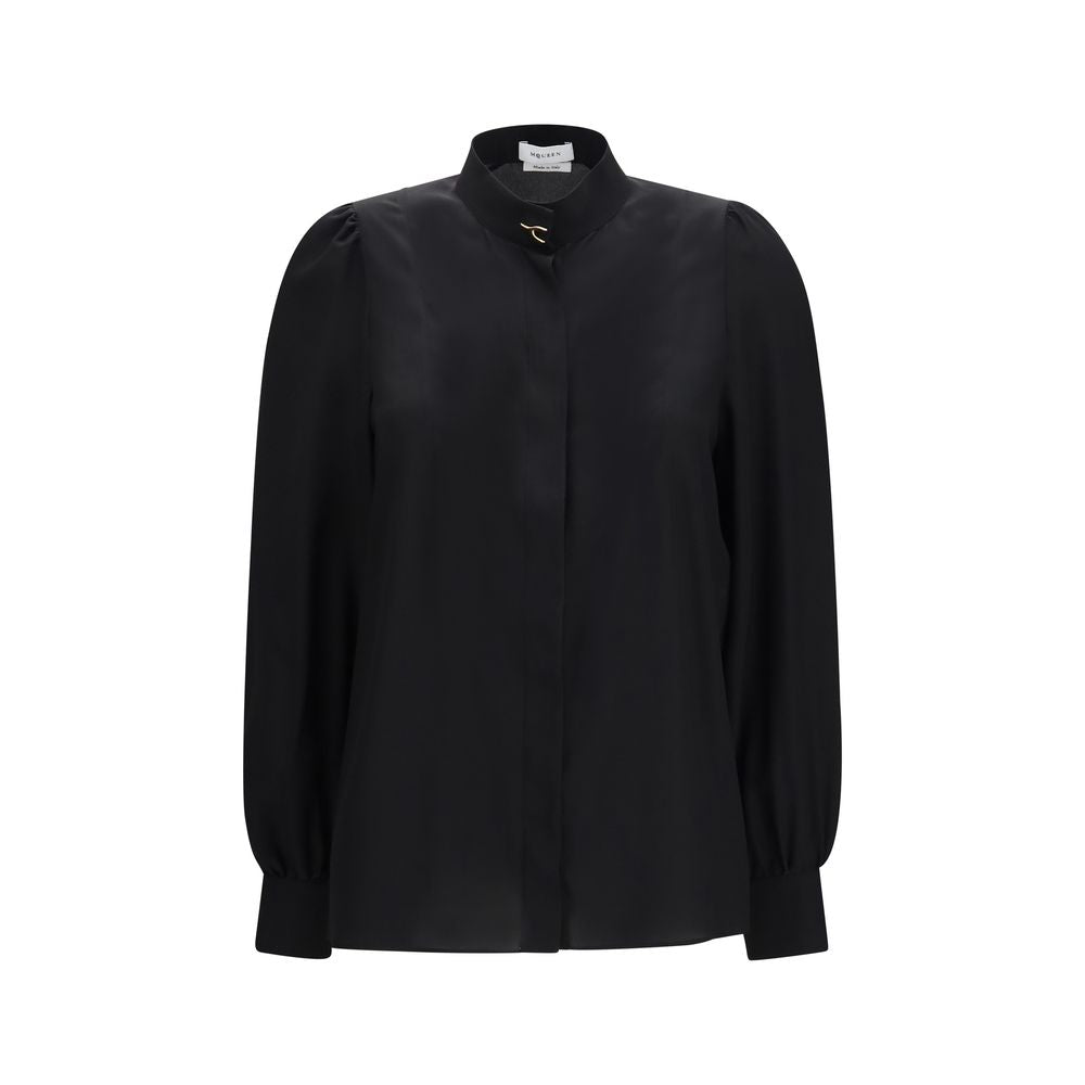 Alexander McQueen | Black Silk Blouse