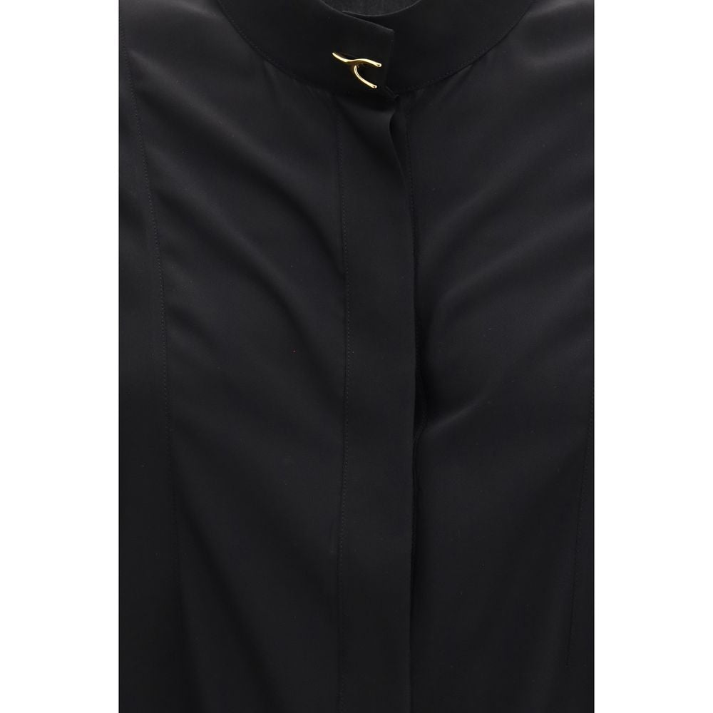 Alexander McQueen | Black Silk Blouse