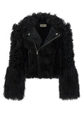 Fendi | Black Lamb Leather Biker Jacket