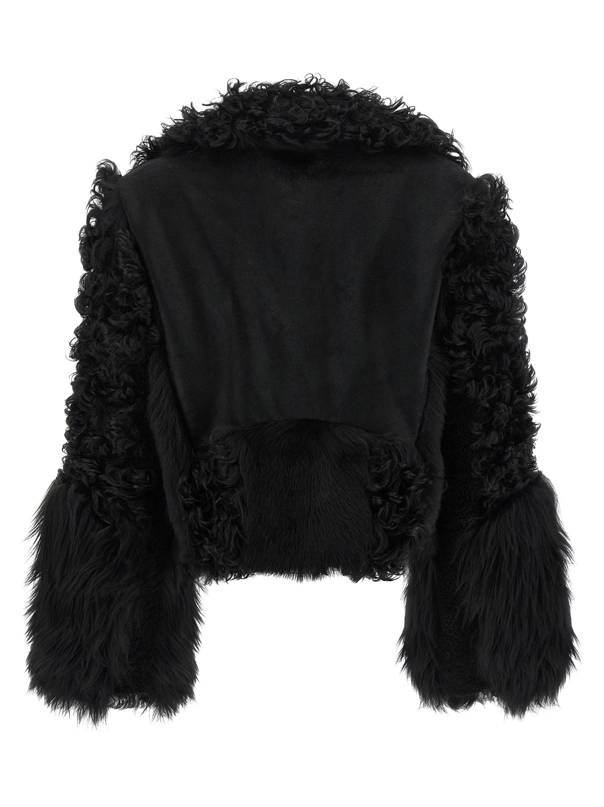 Fendi | Black Lamb Leather Biker Jacket