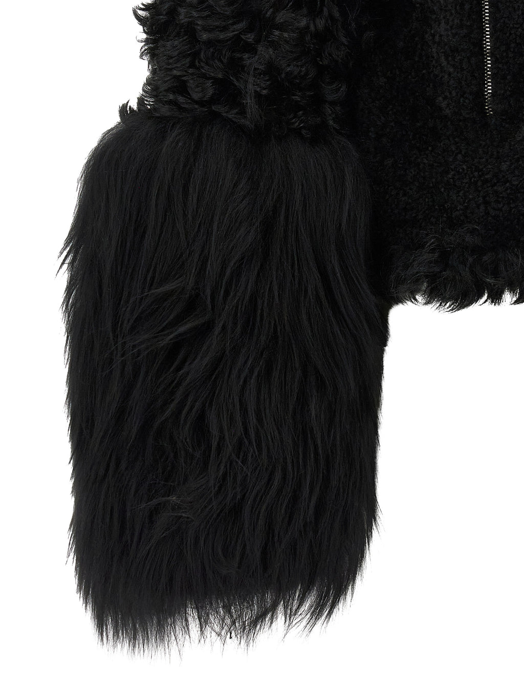 Fendi | Black Lamb Leather Biker Jacket