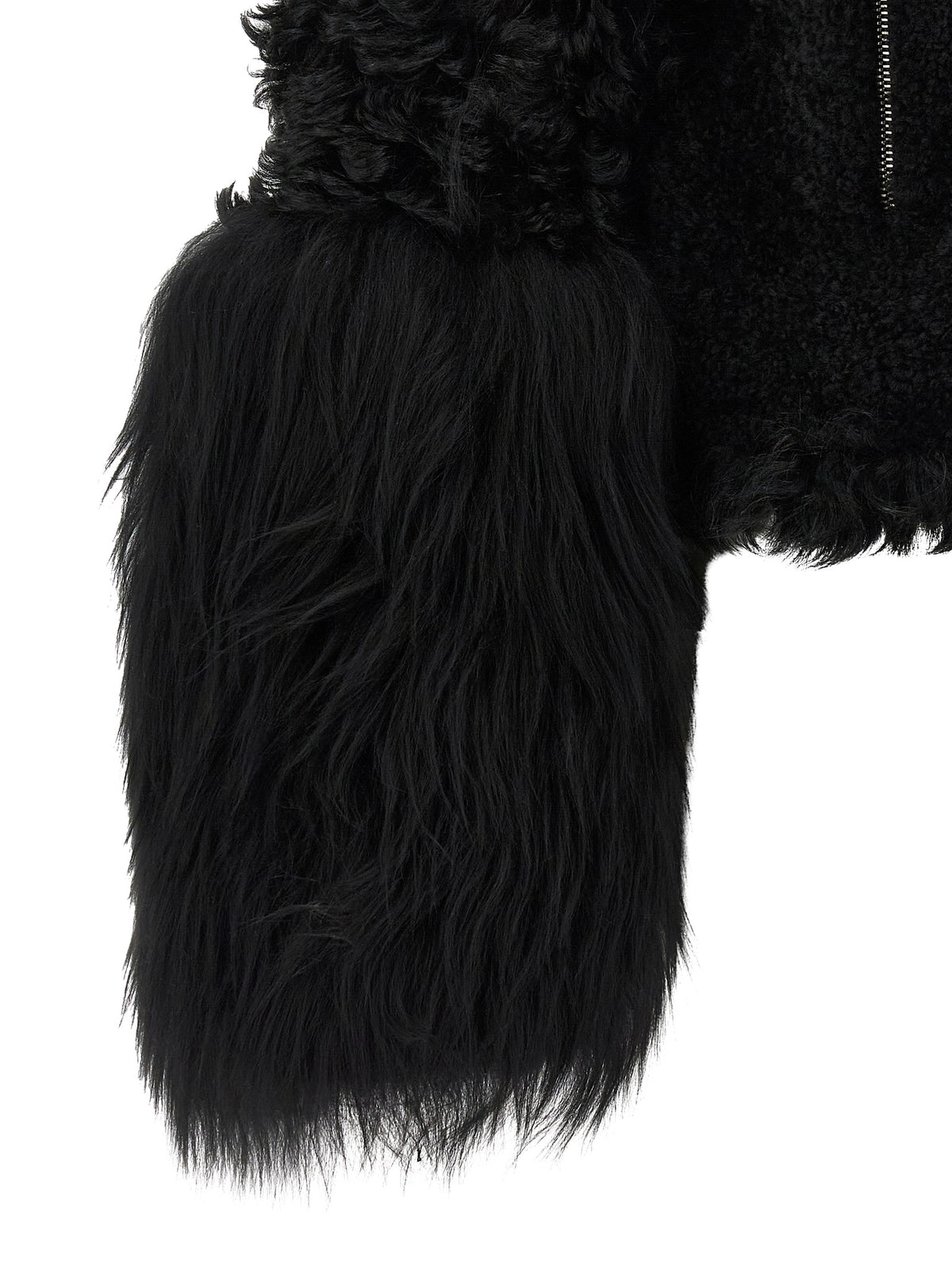 Fendi | Black Lamb Leather Biker Jacket