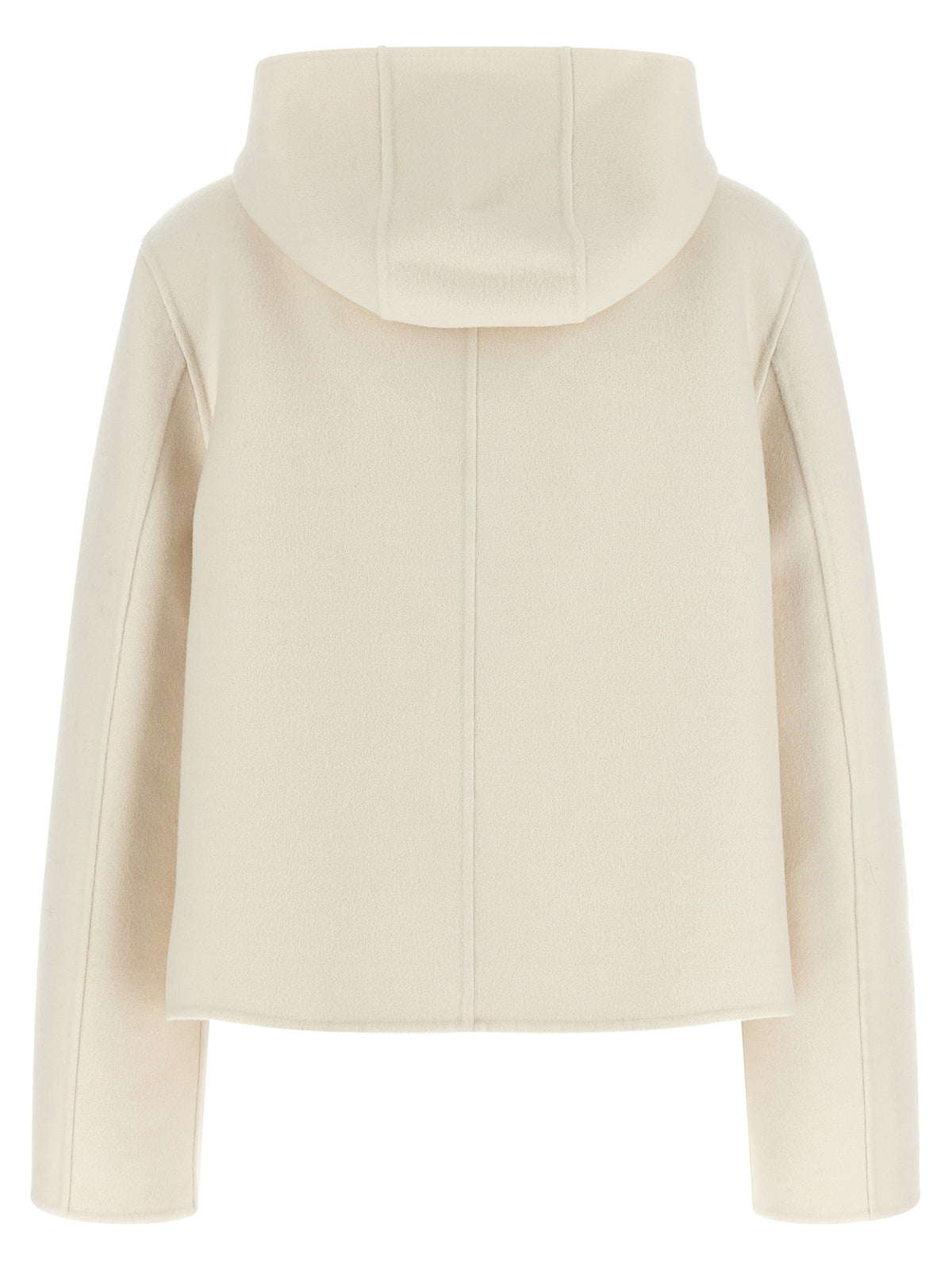 Fendi | White Virgin Wool Full-Length Jacket