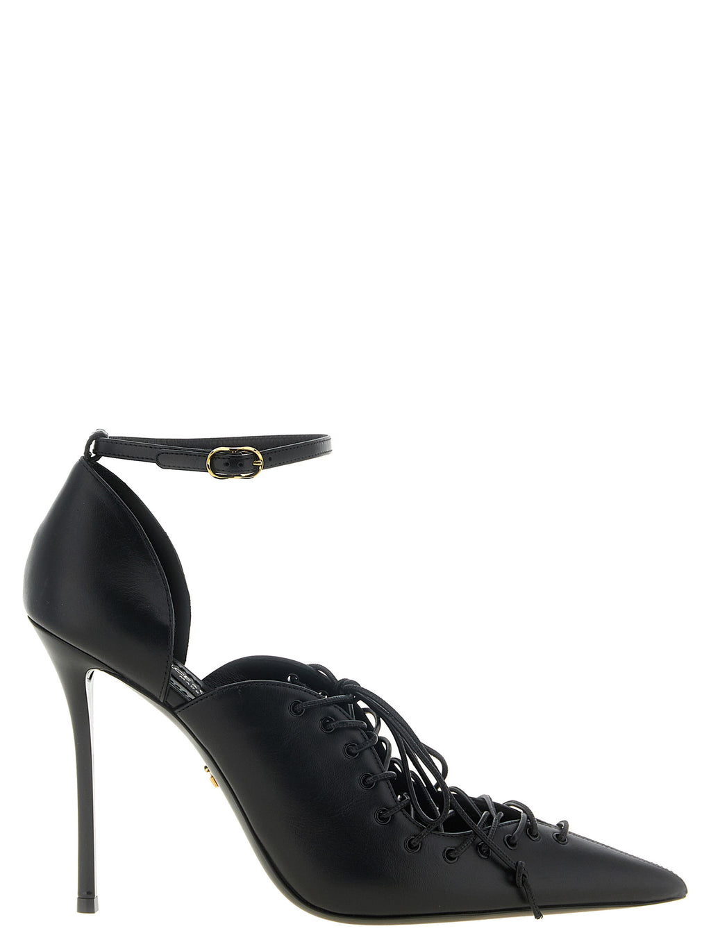 Dolce & Gabbana | Black Calfskin High Heel Pumps