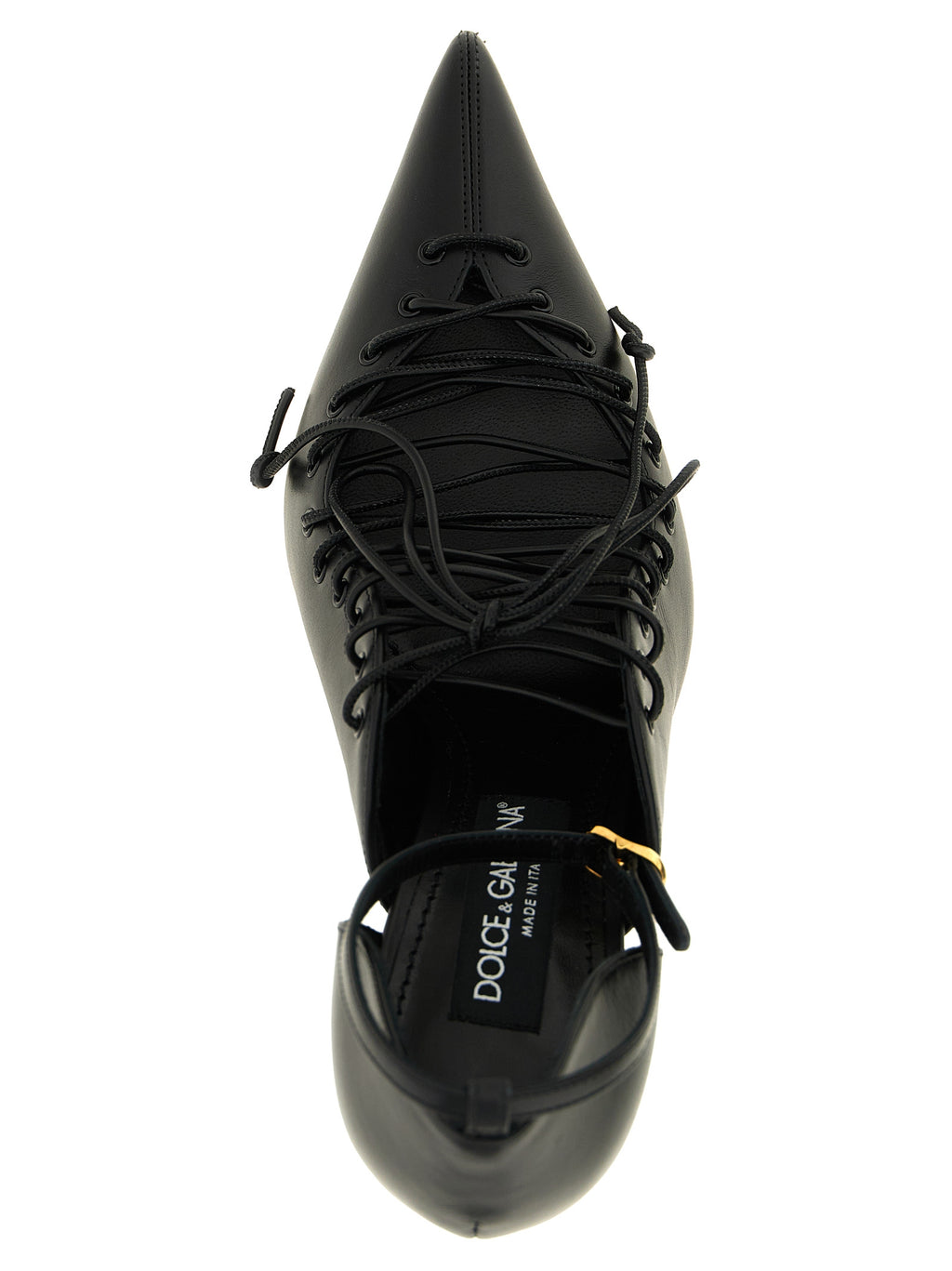 Dolce & Gabbana | Black Calfskin High Heel Pumps