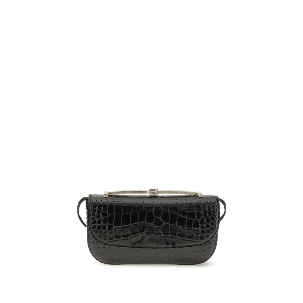 Tom Ford | Black Calf Leather Bos Taurus Shoulder Bag