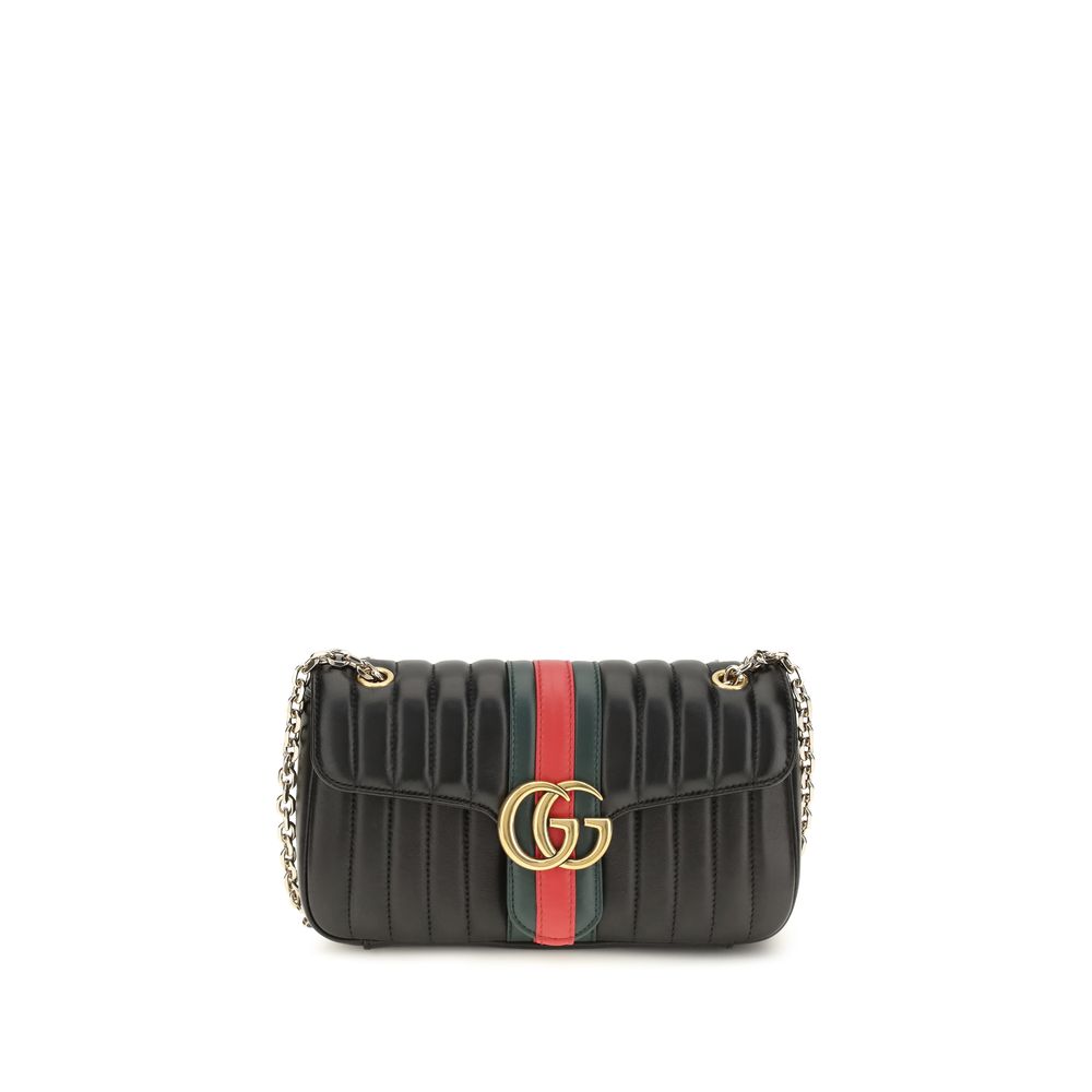 Gucci | Black Calf Leather Bos Taurus Shoulder Bag