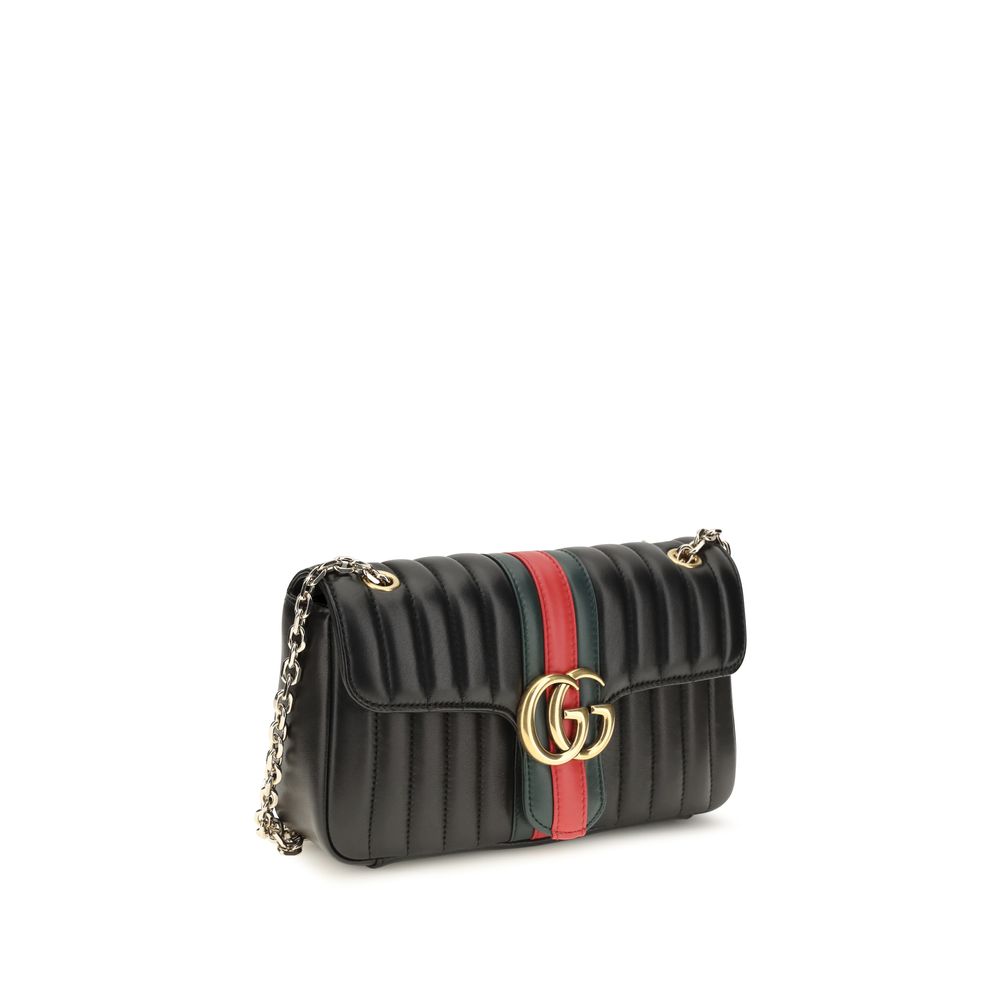 Gucci | Black Calf Leather Bos Taurus Shoulder Bag