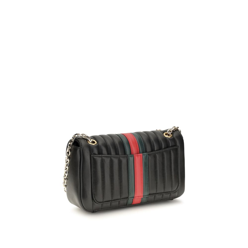Gucci | Black Calf Leather Bos Taurus Shoulder Bag