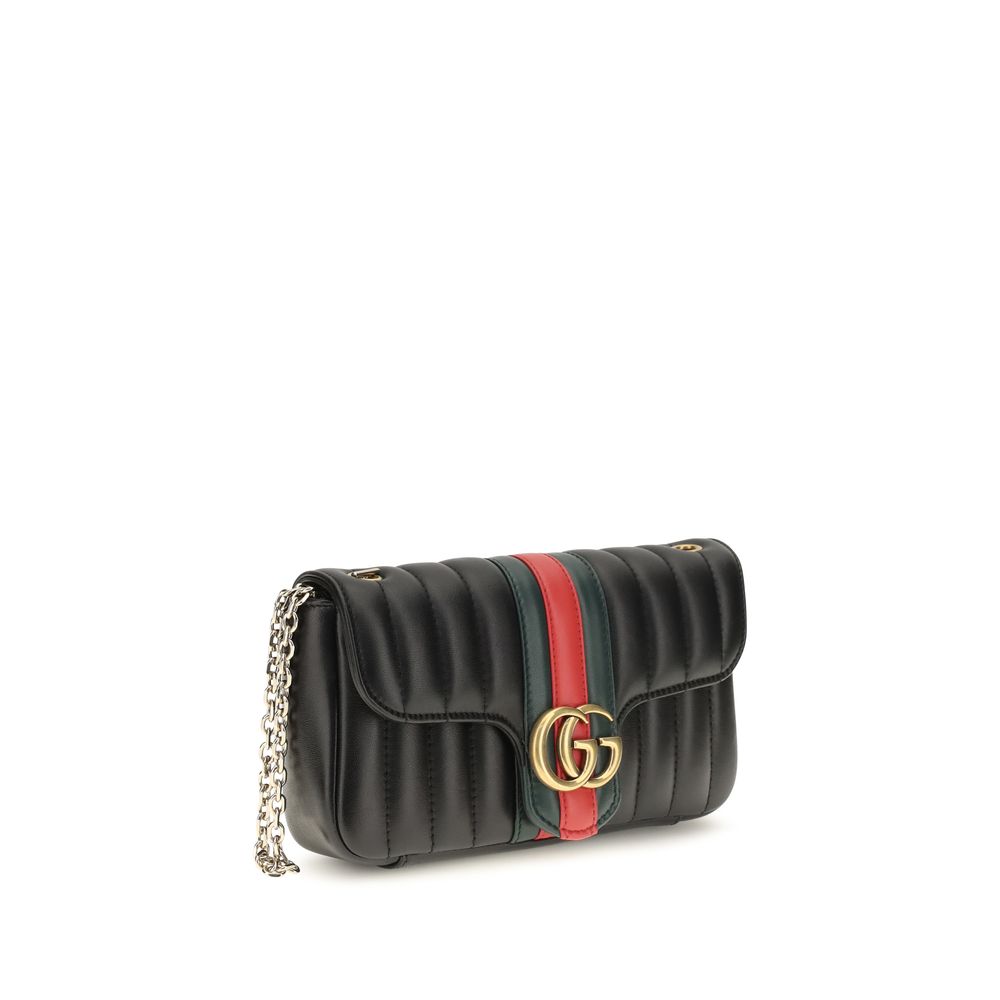Gucci | Black Calf Leather Bos Taurus Shoulder Bag