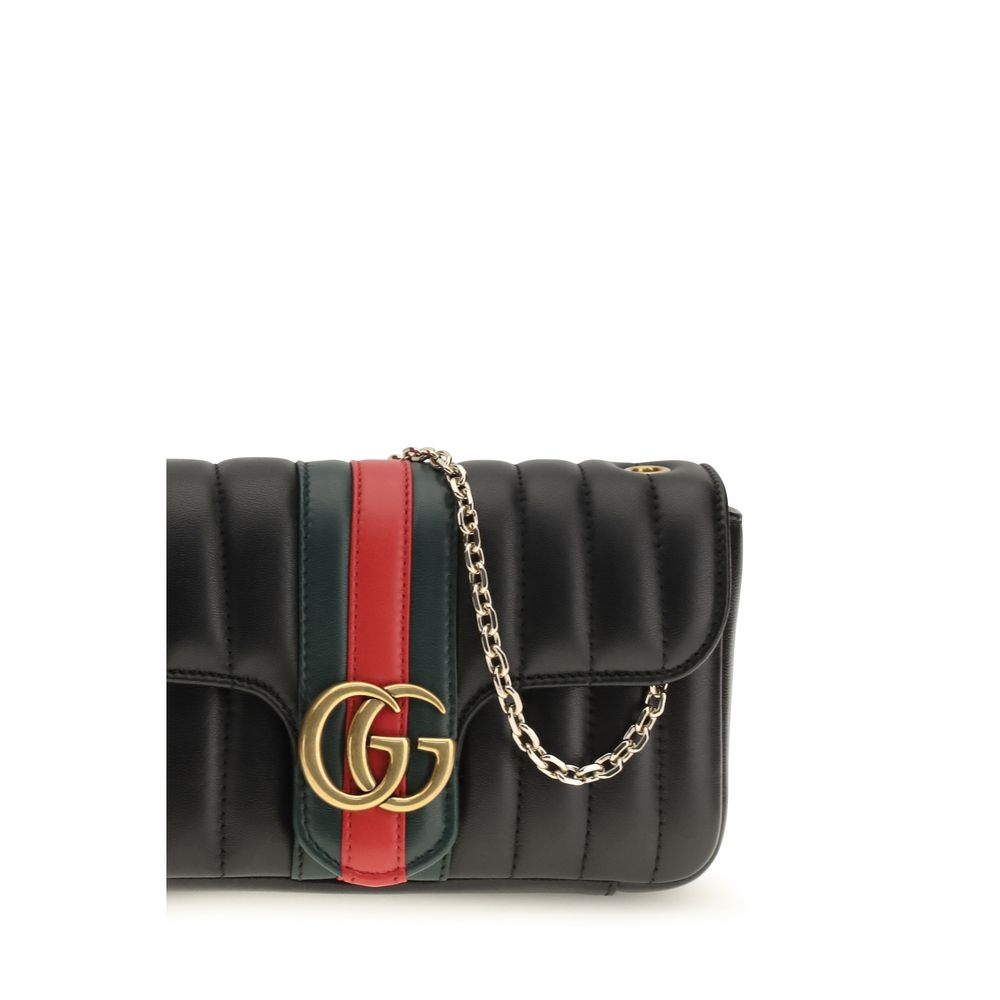 Gucci | Black Calf Leather Bos Taurus Shoulder Bag