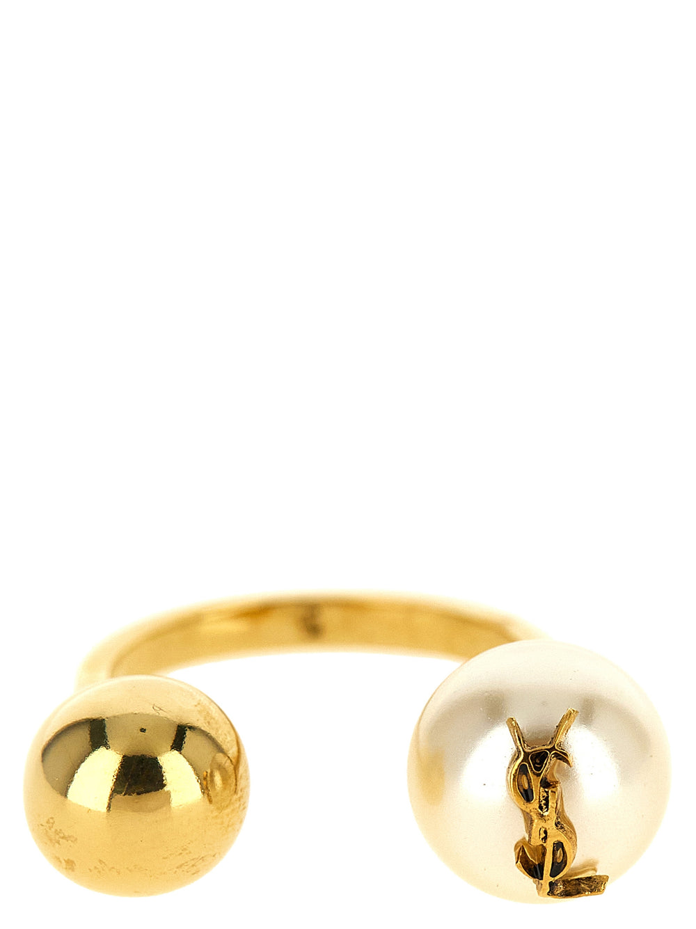 Saint Laurent | White Brass Ring