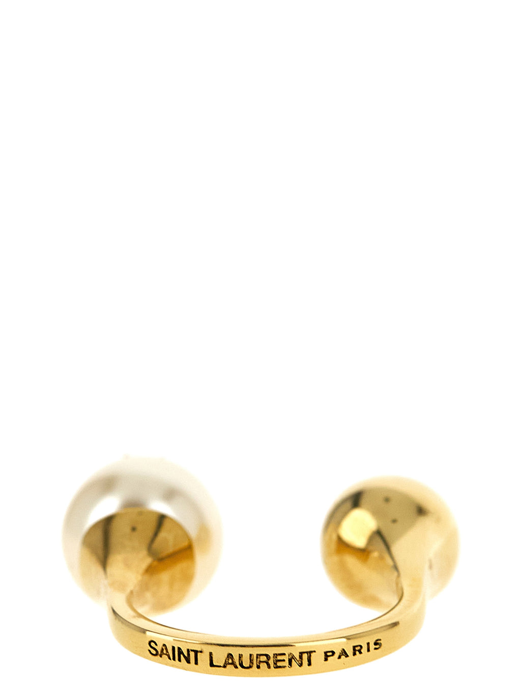 Saint Laurent | White Brass Ring