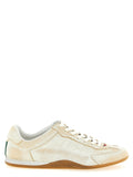 Gucci | Beige Calfskin Low Top Sneakers