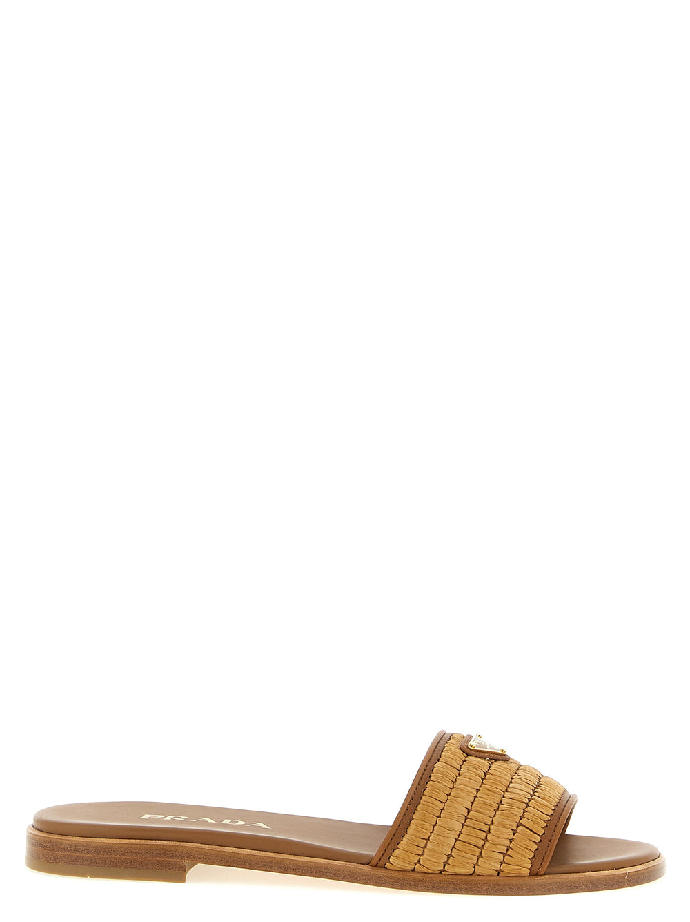 Prada | Brown Viscose Slides