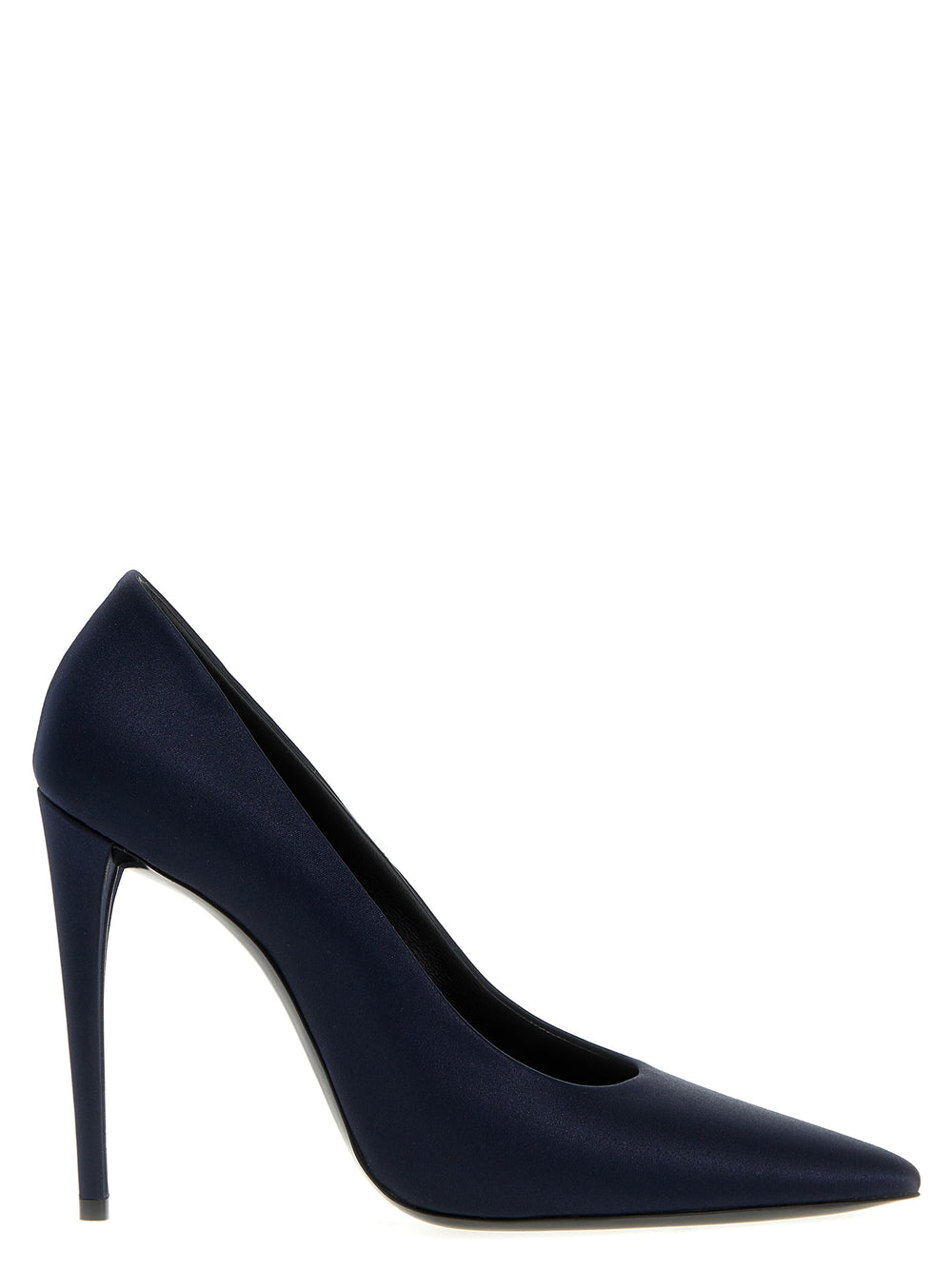 Saint Laurent | Blue Polyester High Heel Pumps