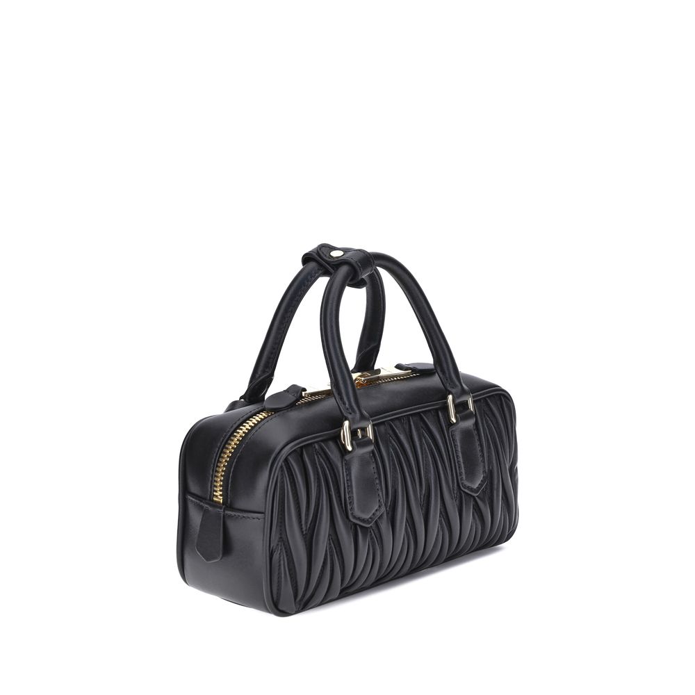 Miu Miu | Black Calf Leather Bos Taurus Handbag