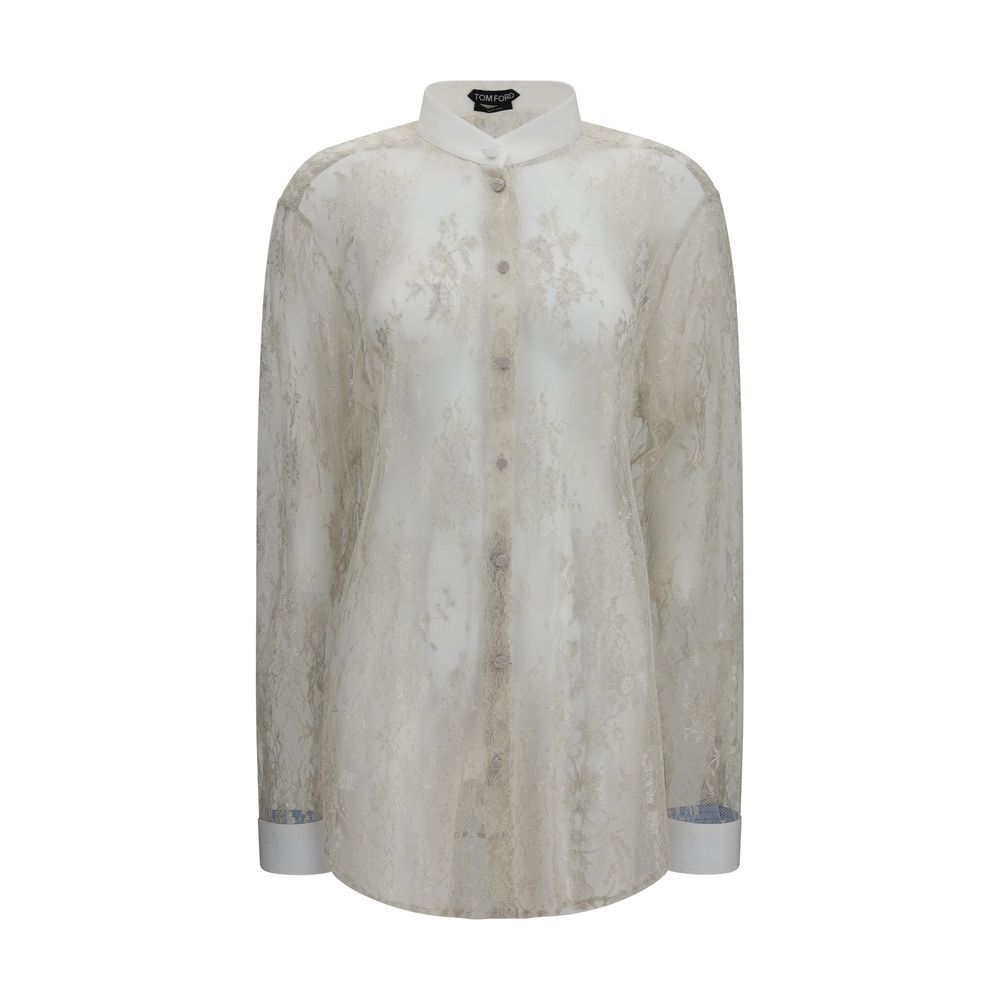 Tom Ford | Beige Polyamide Blouse
