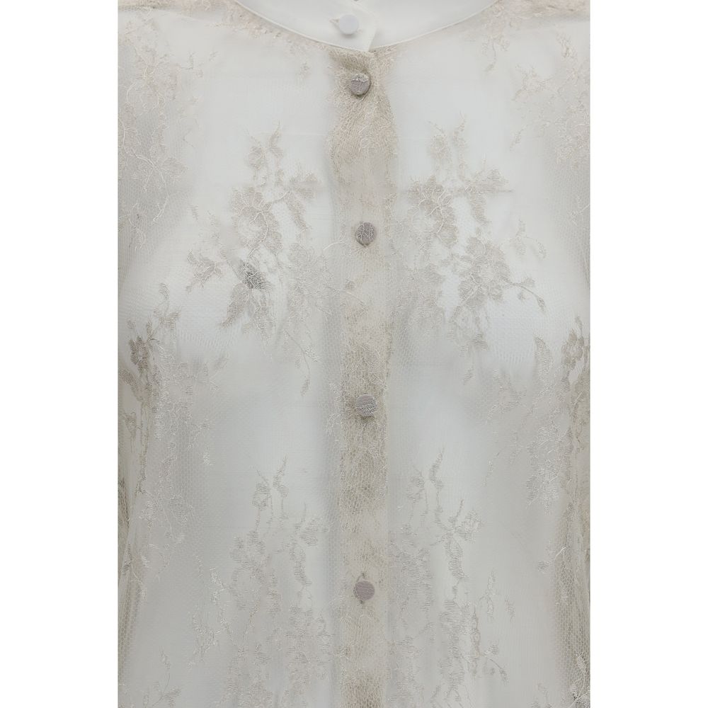 Tom Ford | Beige Polyamide Blouse