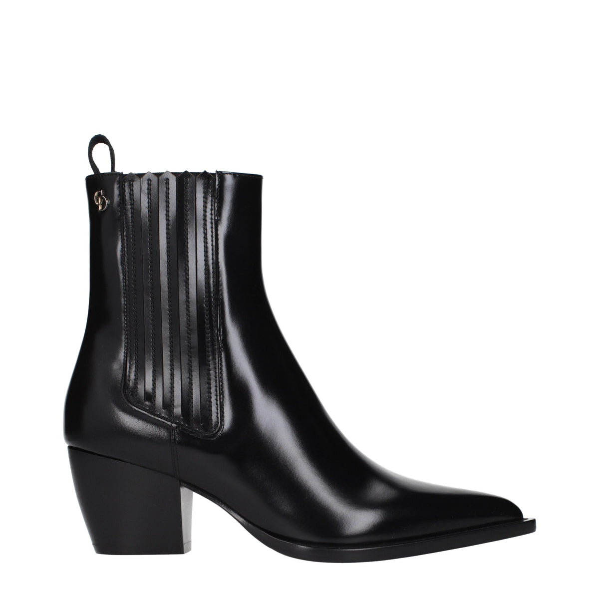 Christian Dior | Black Leather Ankle Boots