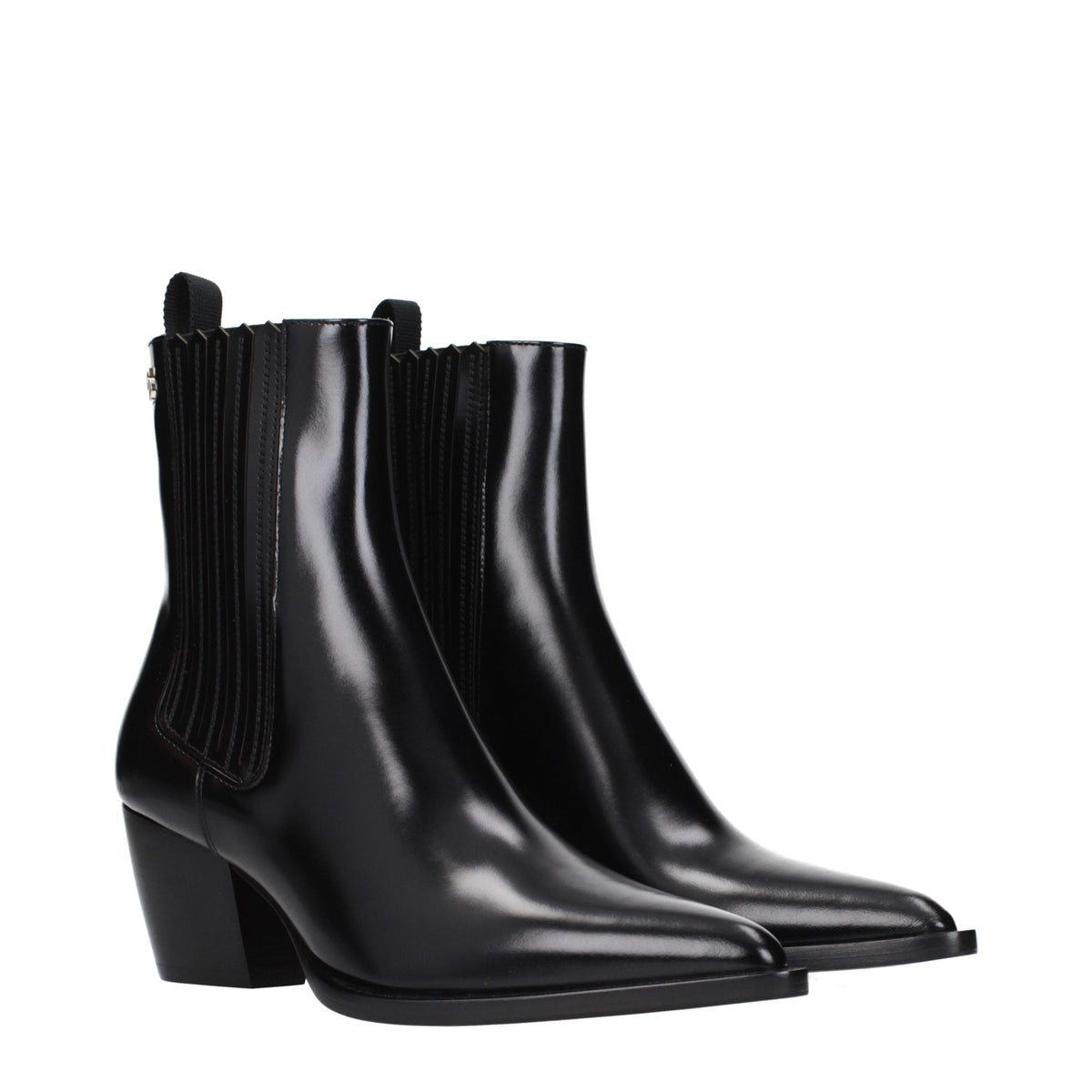 Christian Dior | Black Leather Ankle Boots