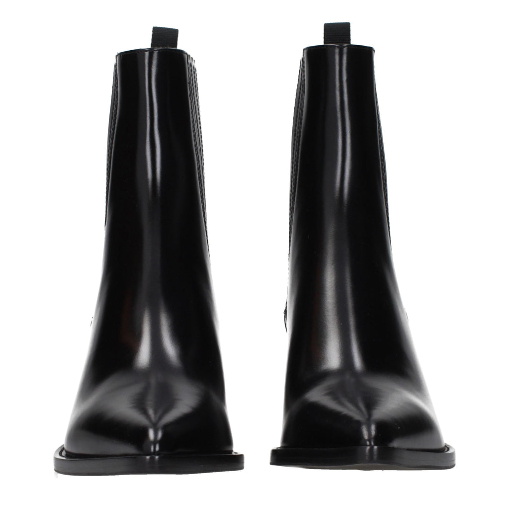 Christian Dior | Black Leather Ankle Boots