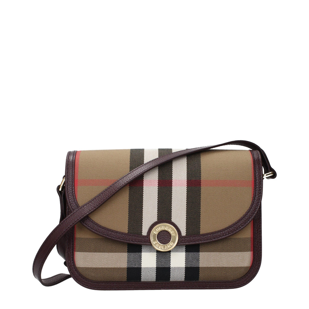 Burberry | Brown Fabric Crossbody Bag