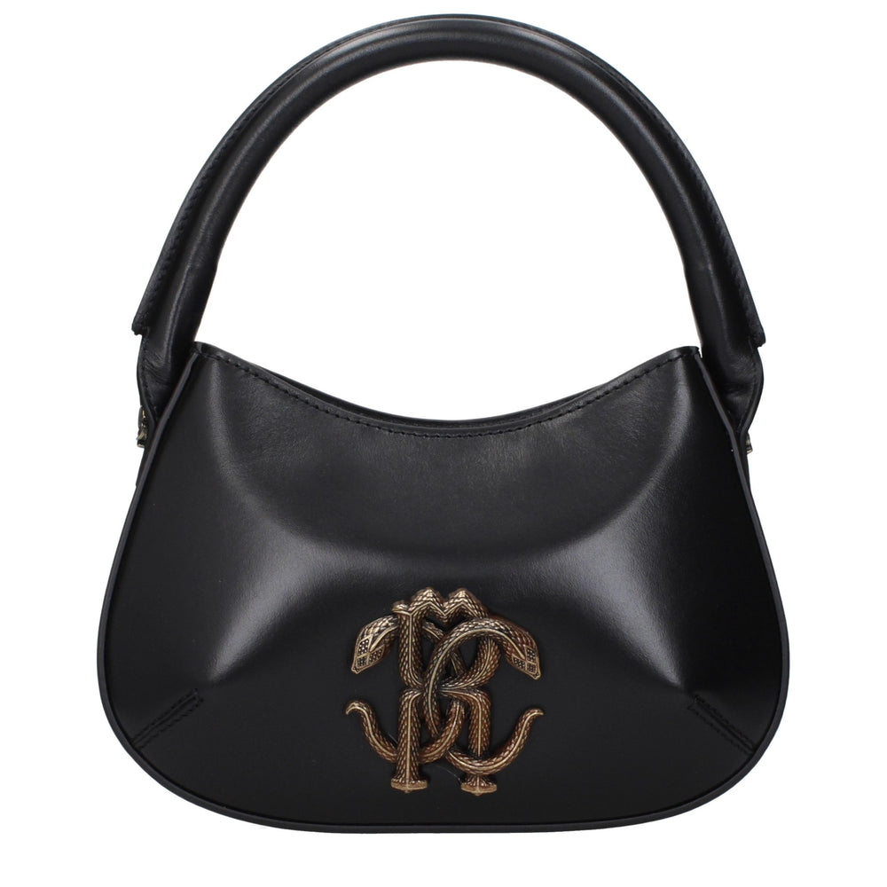 Roberto Cavalli | Black Leather Handbag