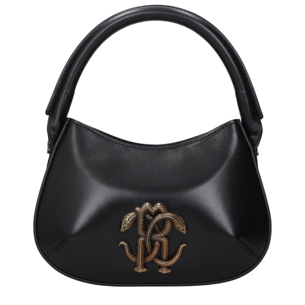 Roberto Cavalli | Black Leather Handbag