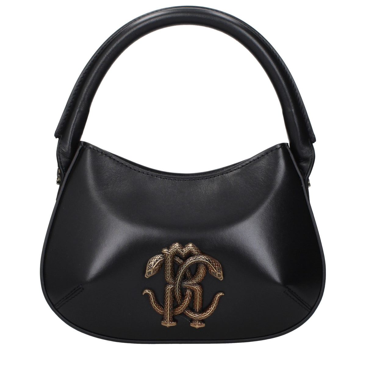 Roberto Cavalli | Black Leather Handbag