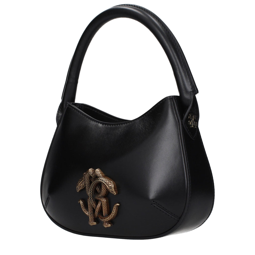 Roberto Cavalli | Black Leather Handbag