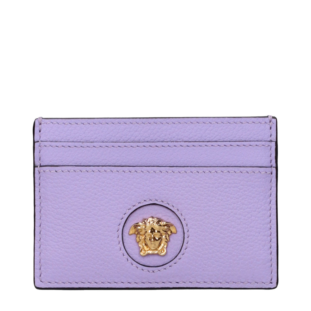 Versace | Purple Leather Cardholder