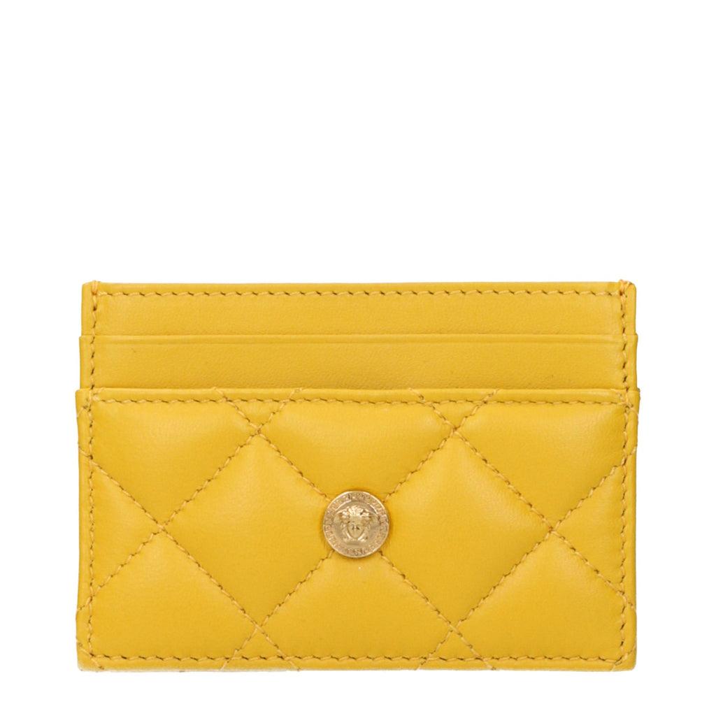 Versace | Yellow Leather Cardholder