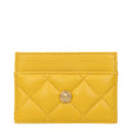 Versace | Yellow Leather Cardholder