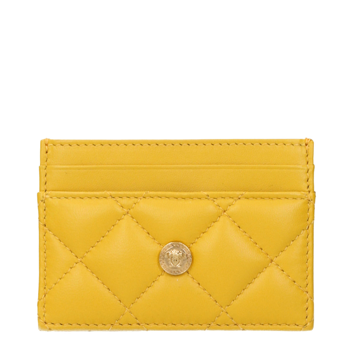Versace | Yellow Leather Cardholder