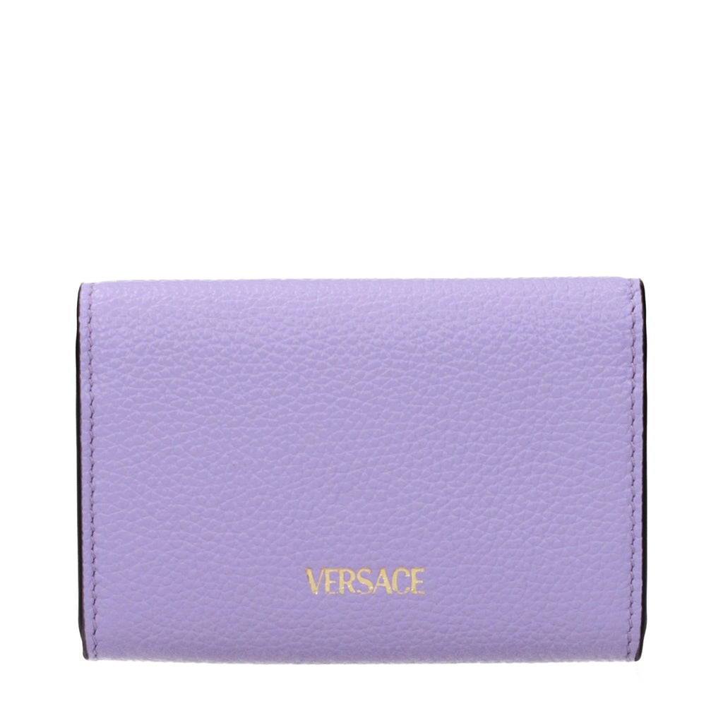 Versace | Purple Leather Wallet