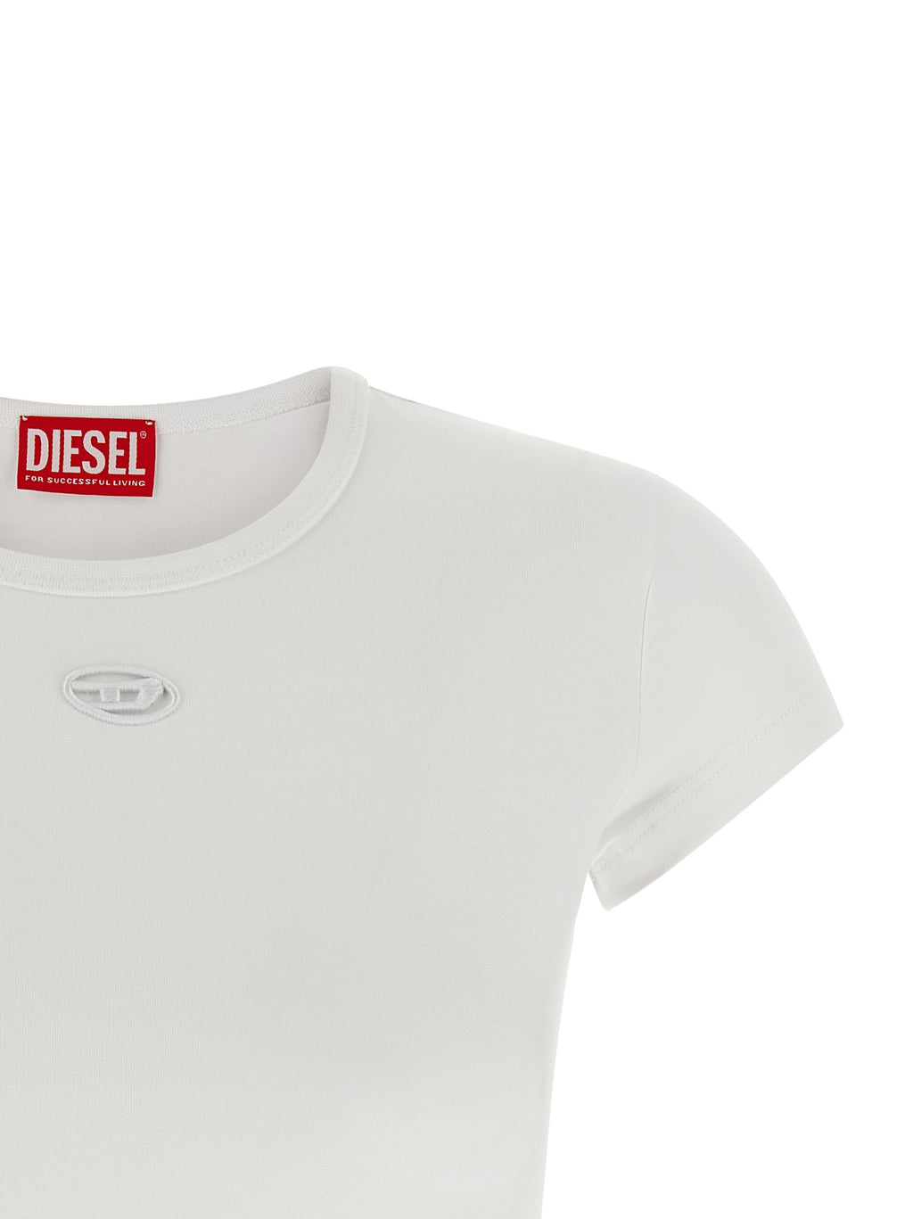 Diesel | White Cotton T-Shirt