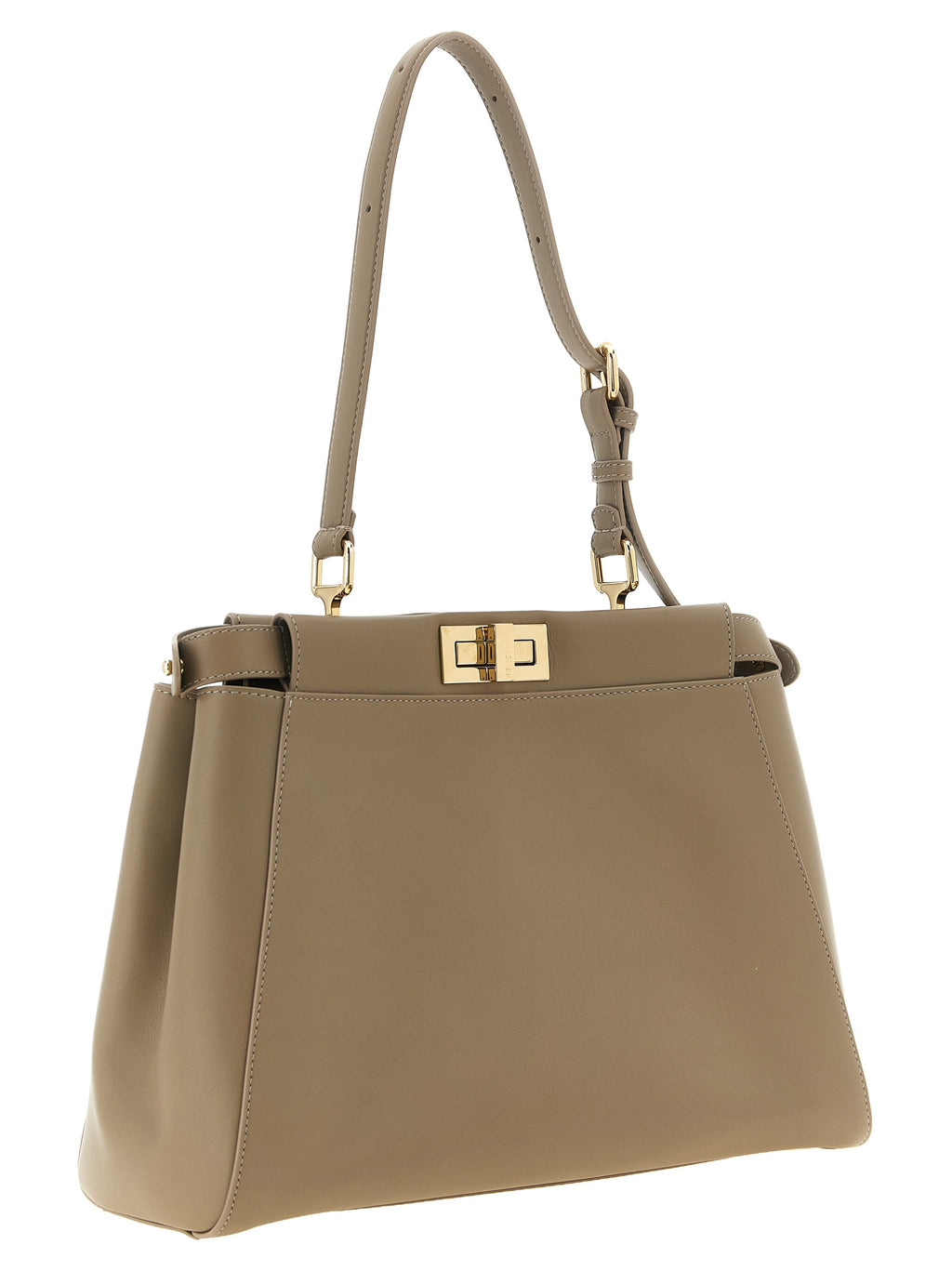 Fendi | Gray Calfskin Shoulder Bag