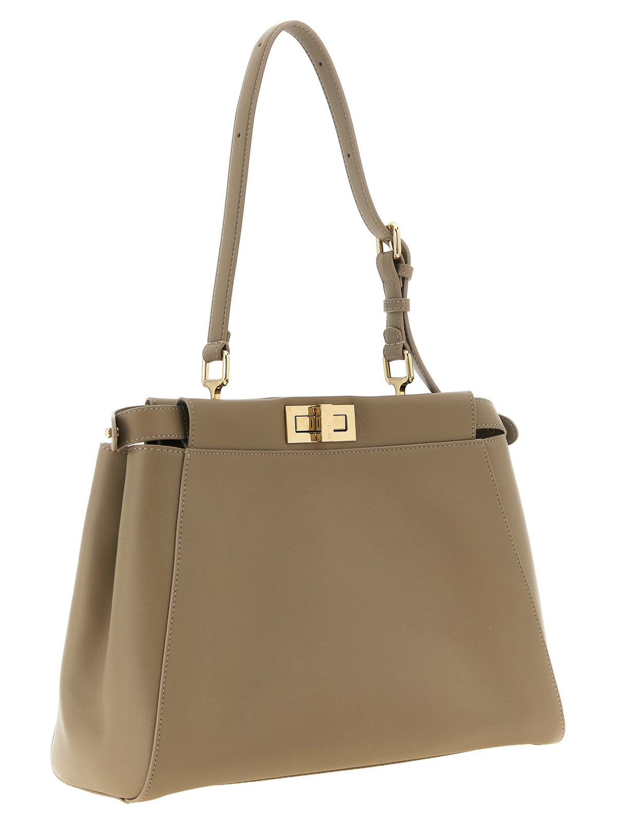 Fendi | Gray Calfskin Shoulder Bag