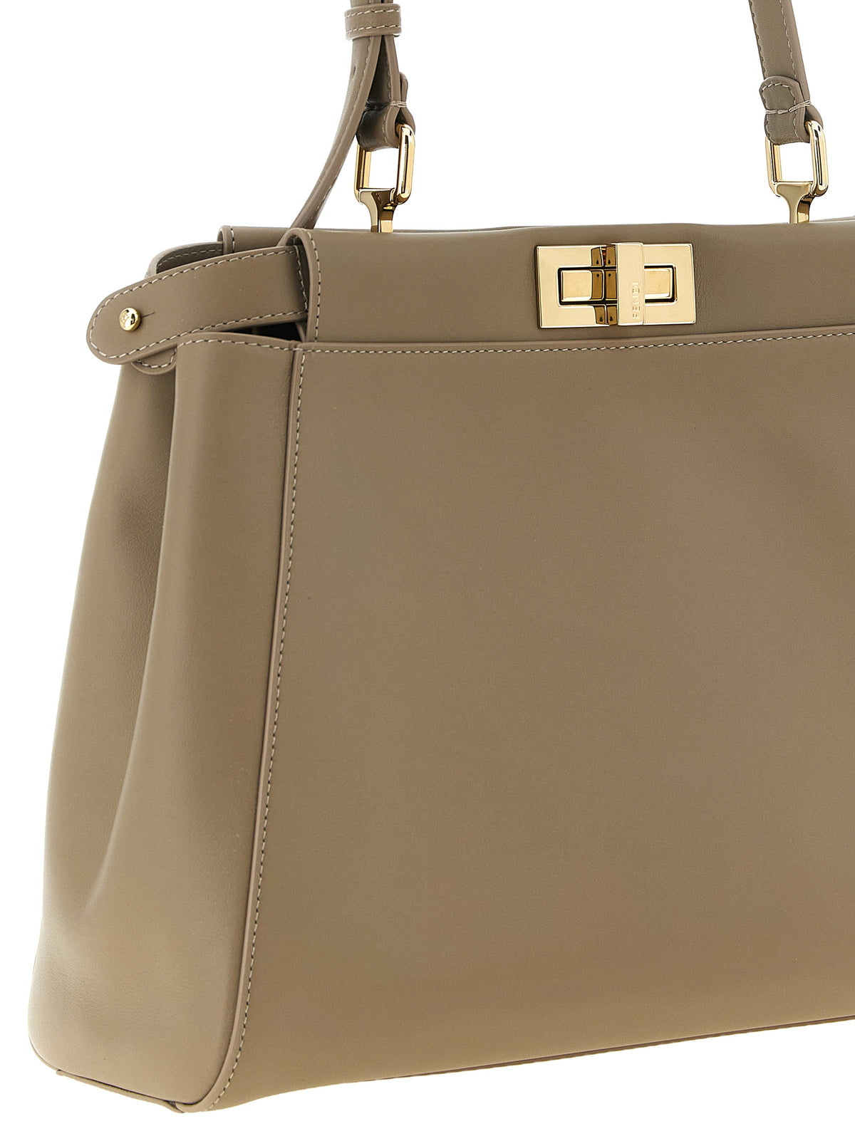 Fendi | Gray Calfskin Shoulder Bag