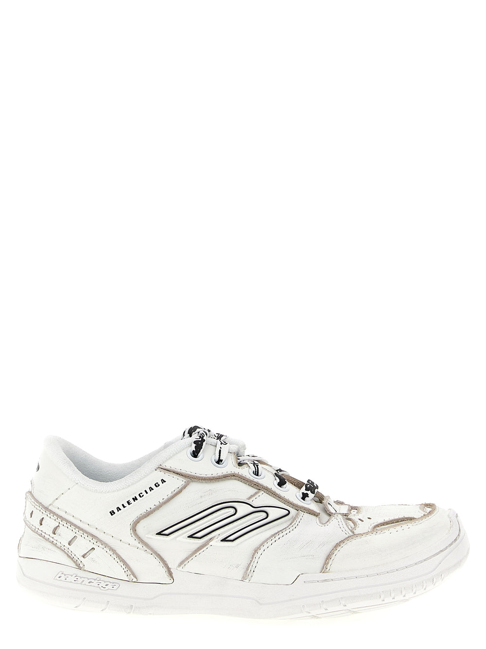 Balenciaga | White Calfskin Athletic Sneakers
