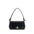 Vivienne Westwood | Black Calf Leather Bos Taurus Shoulder Bag