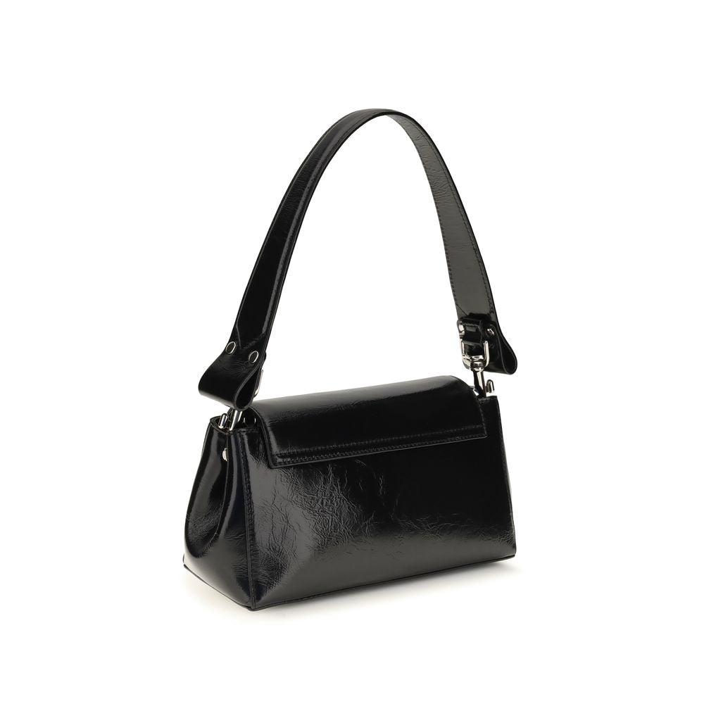 Vivienne Westwood | Black Calf Leather Bos Taurus Shoulder Bag