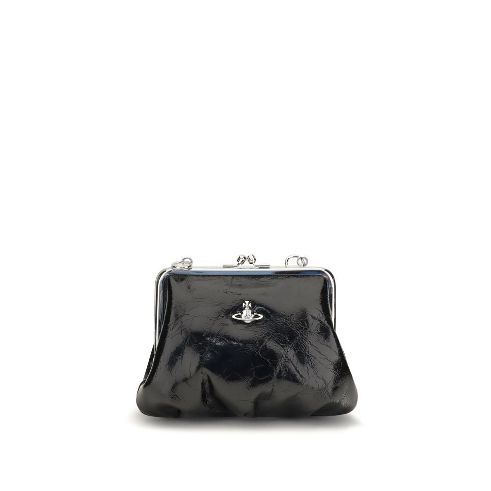 Vivienne Westwood | Black Calf Leather Bos Taurus Handbag